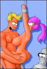 Fry and Bender Fucks Leela