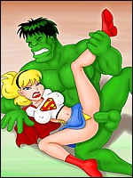 Horny Hulk Fucks SuperGirl