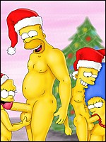 Simsons Christmass Family Orgy