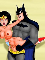 Batman Fucks naked Wonder Woman